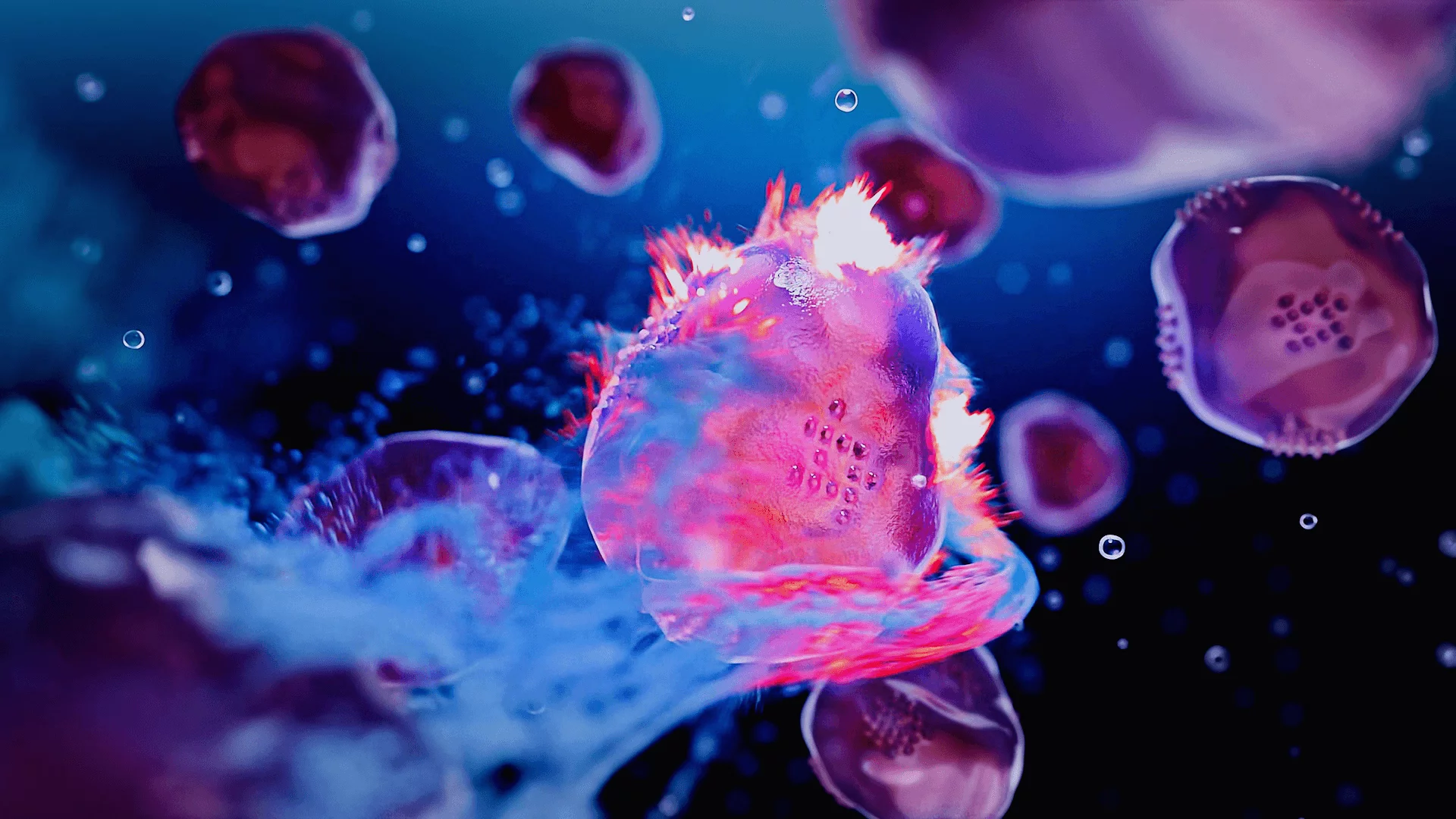 A 3D animation example used in the medical industry
