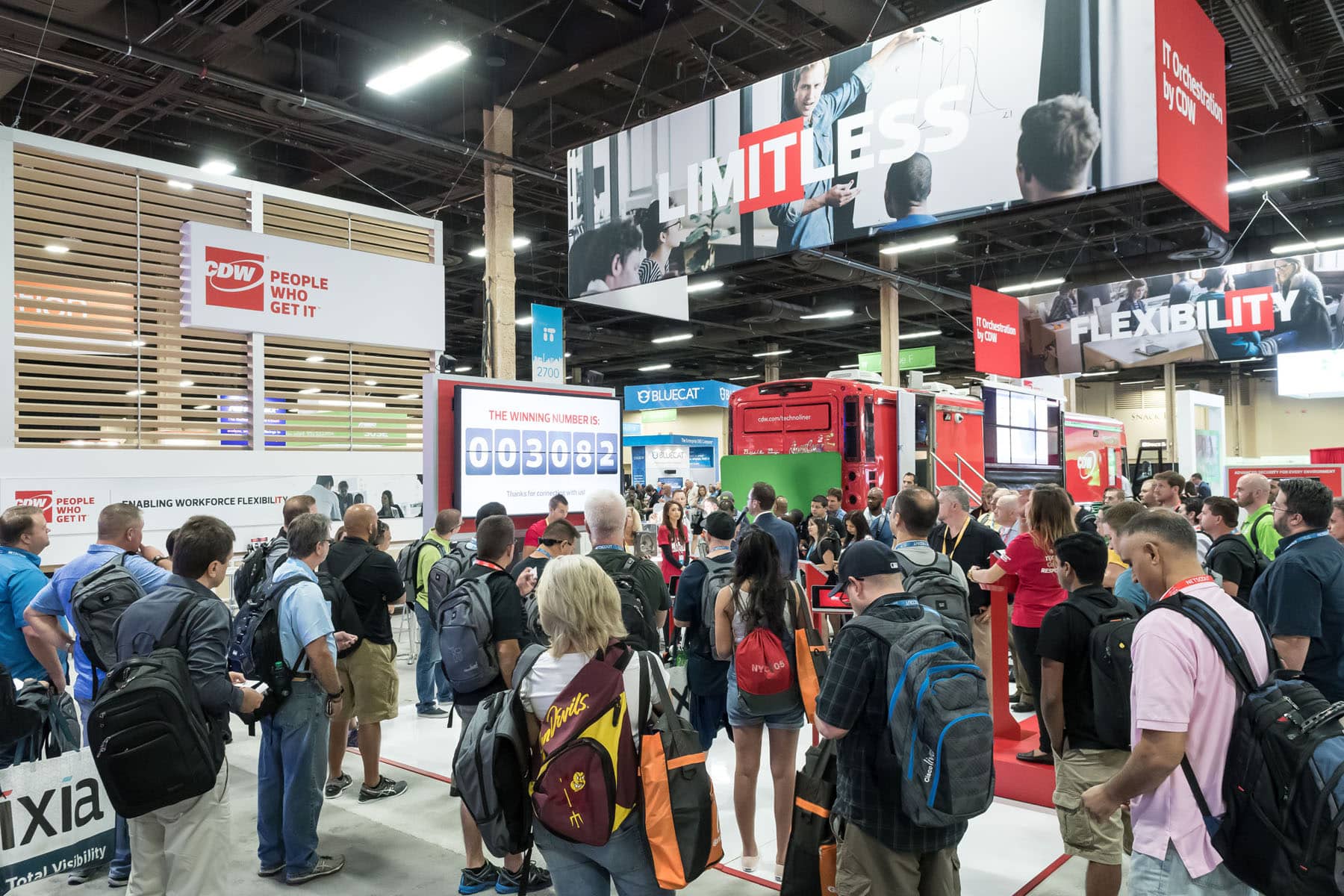 Tradeshow Crowded Booth 