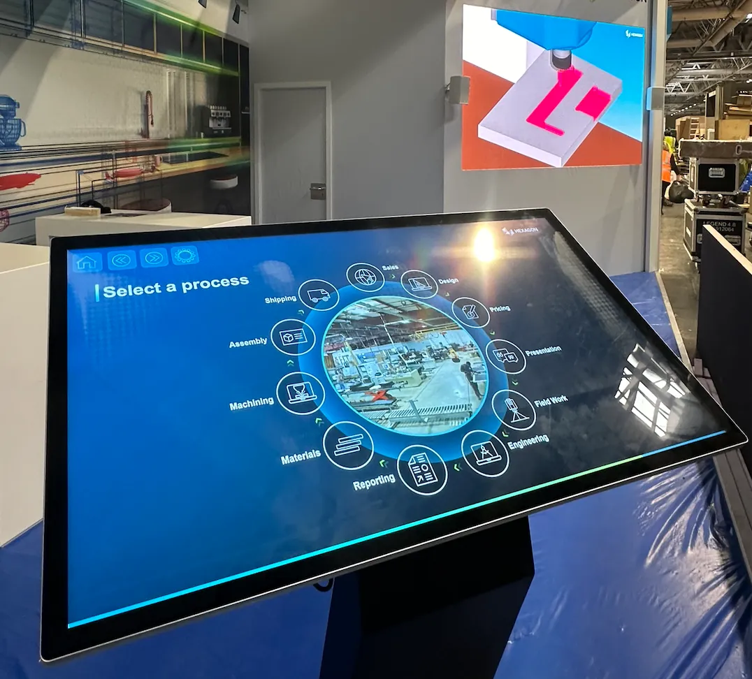 Kiosk, interaktif sunum uygulaması