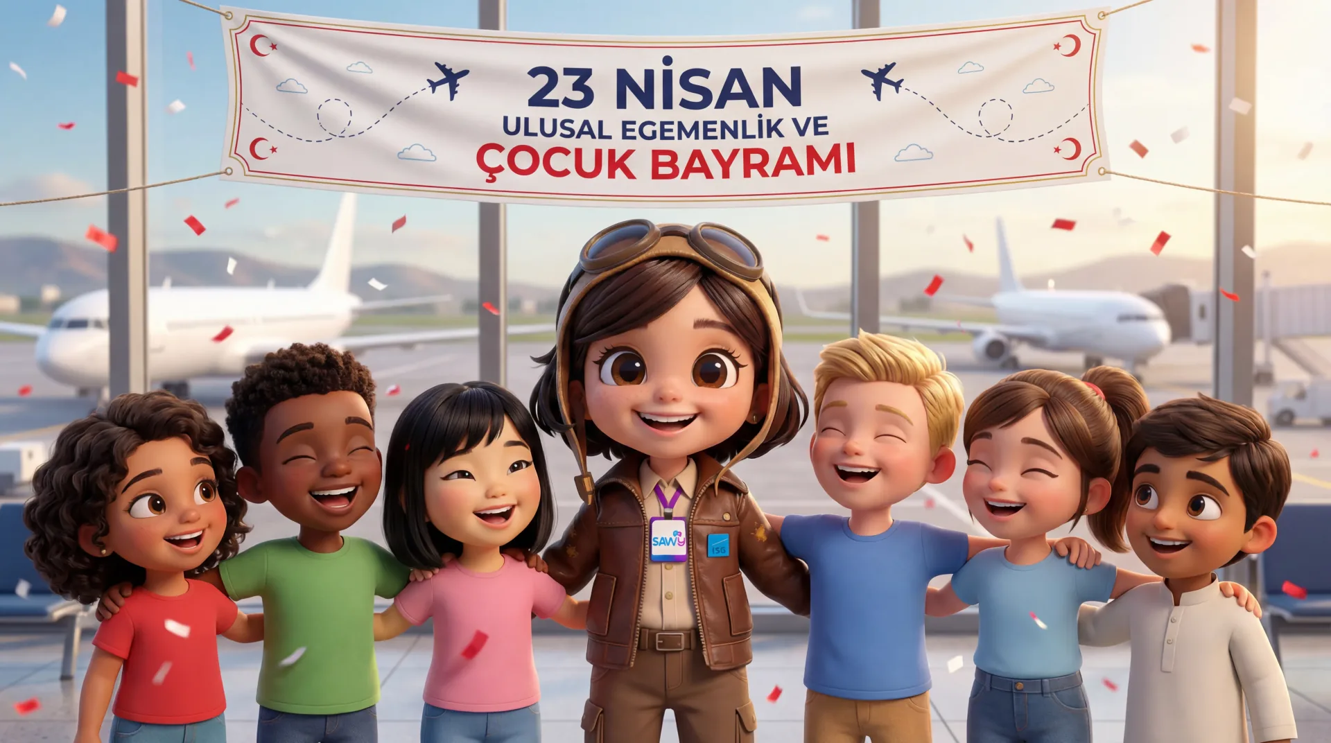 Sabiha Gökçen Havalimanı - SAVVy 23 Nisan Ulusal Egemenlik ve Çocuk Bayramı