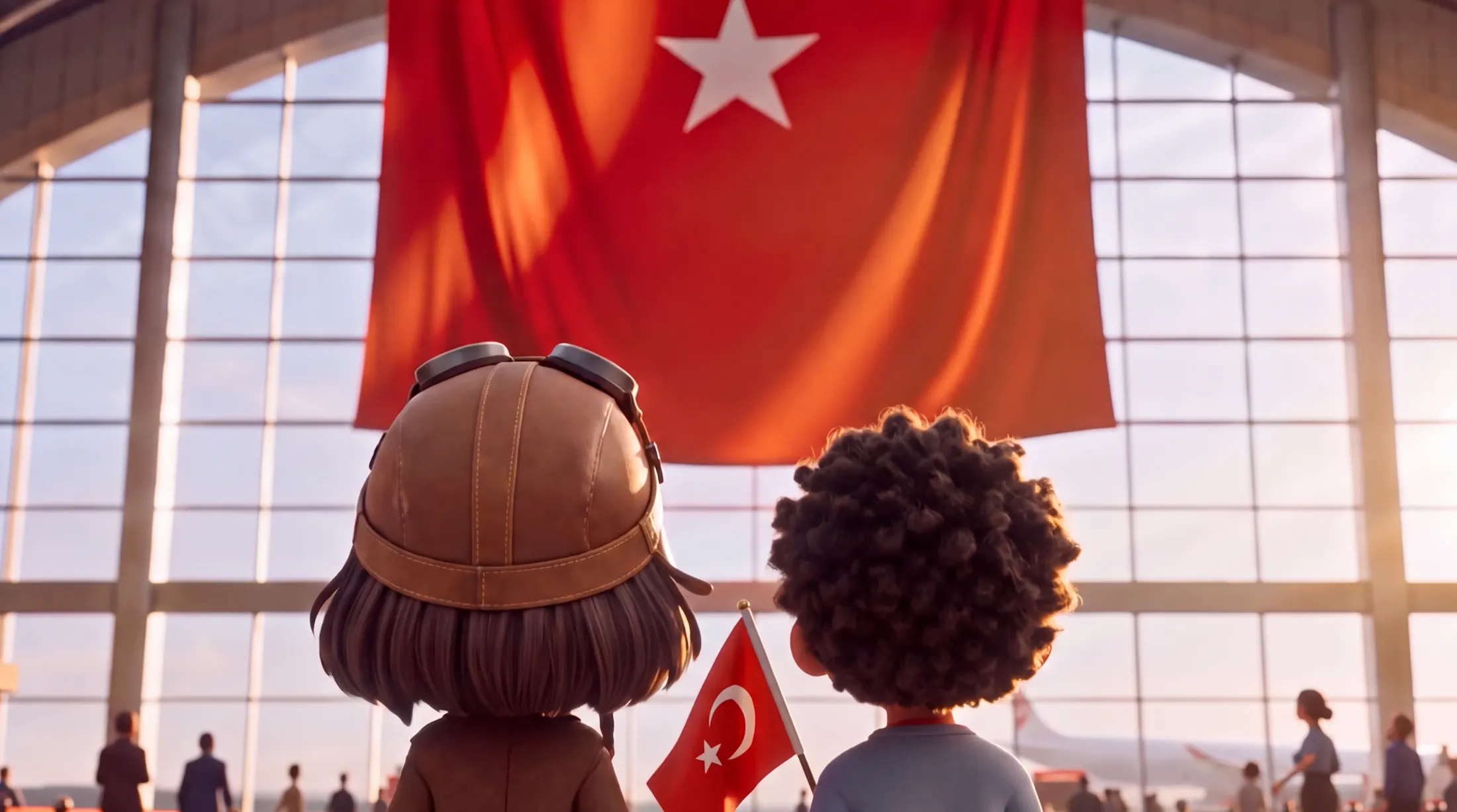 İstanbul Sabiha Gökçen Havalimanı - SAVVy 30 Ağustos Zafer Bayramı Filmi — kare 2