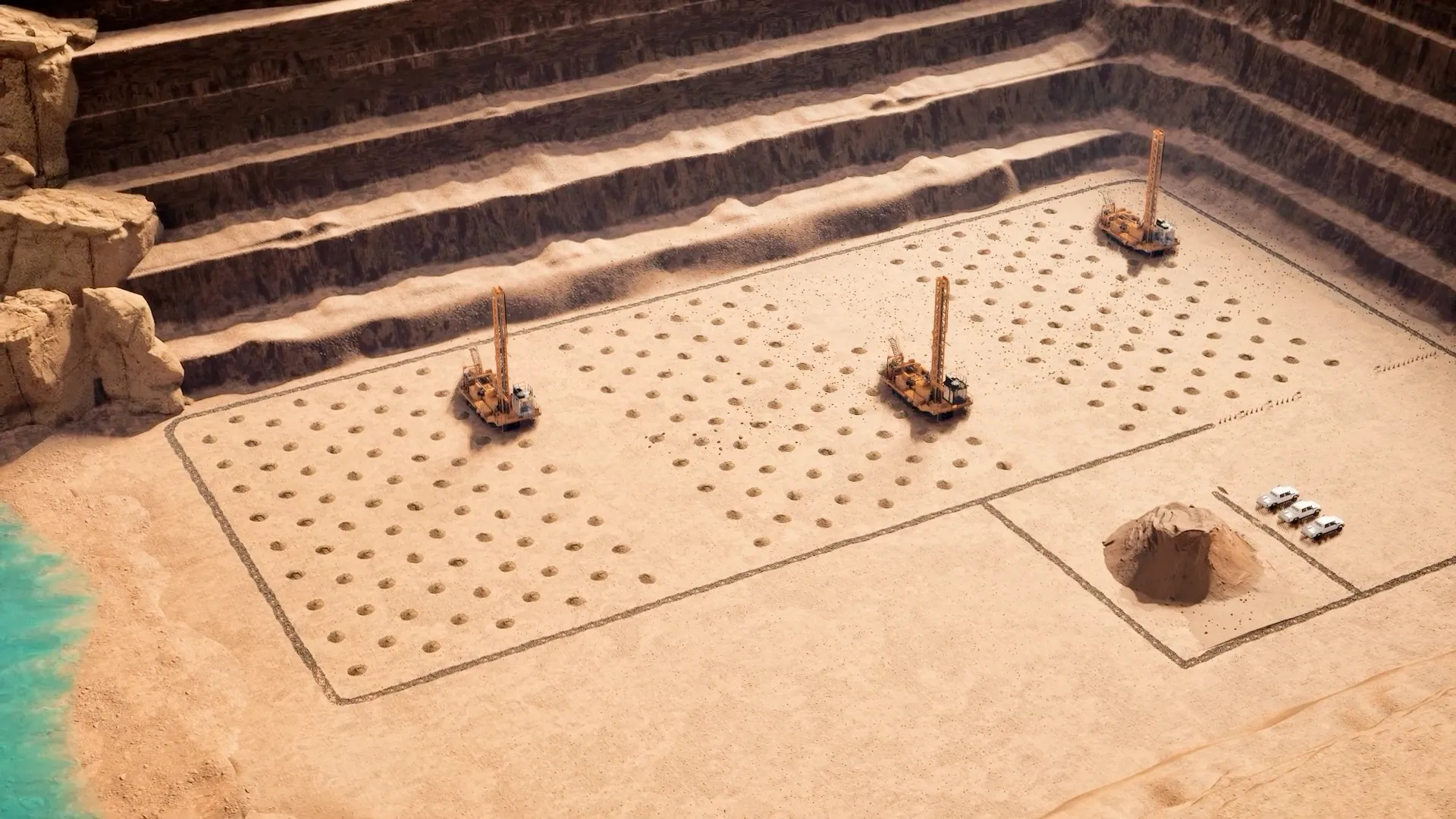 Mining Sector - Occupational Safety 3D Animation